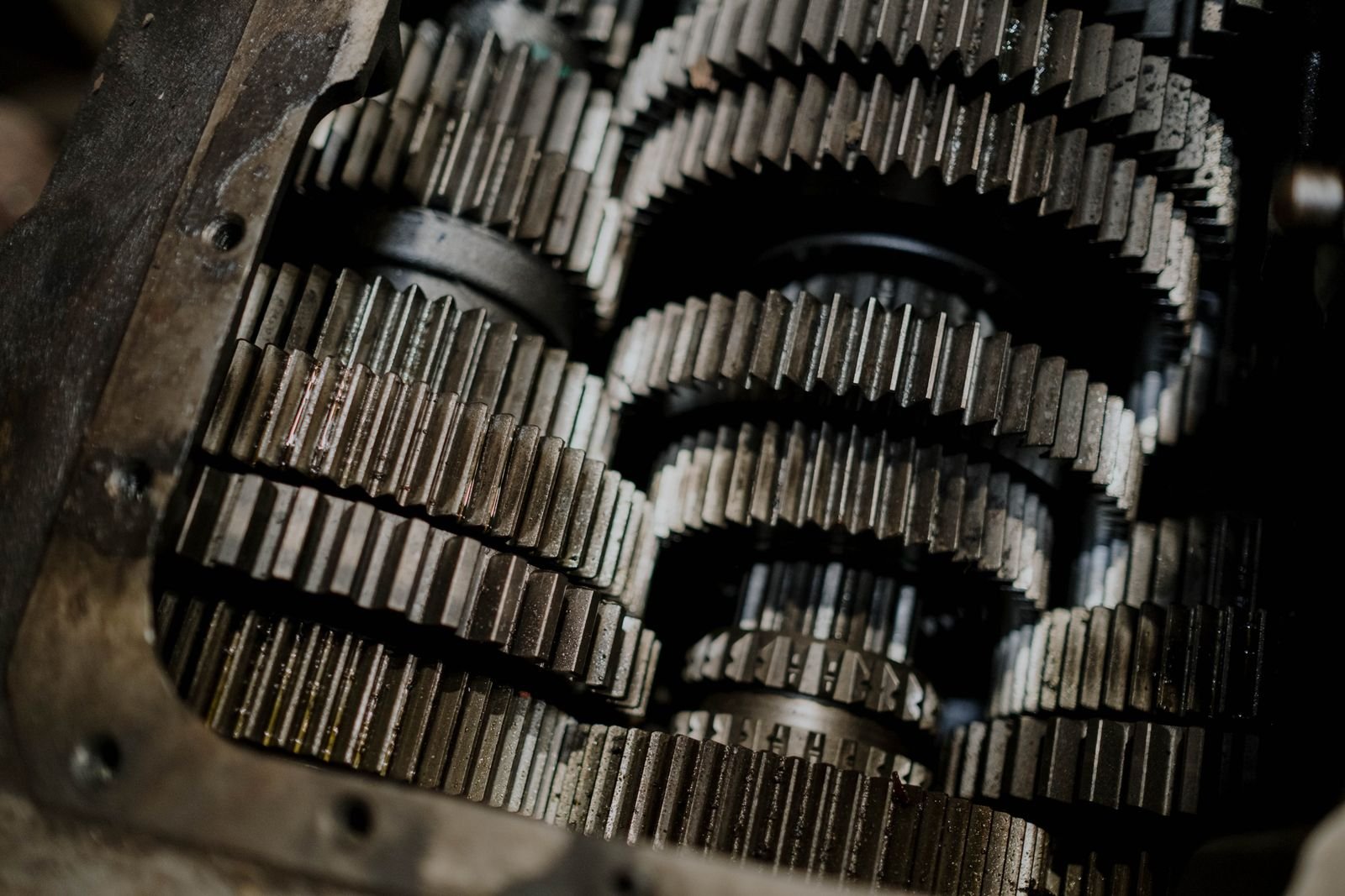Machined steel gear set